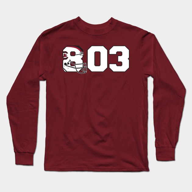 South Carolina 803 Pride Long Sleeve T-Shirt by DeepDiveThreads